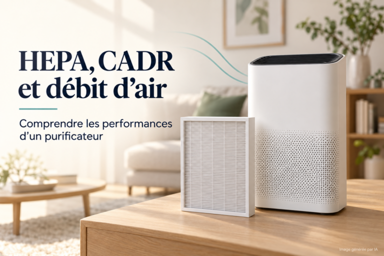 Filtration HEPA, CADR et débit d’air : comment évaluer les performances d’un purificateur ? Filtration HEPA, CADR et débit d’air